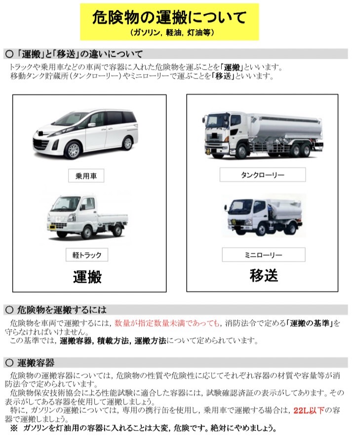 危険物運搬2